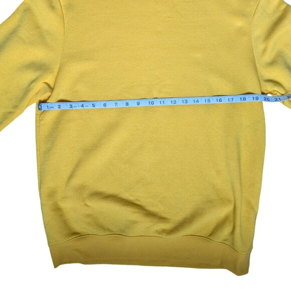 H&M Yellow Oversized Crewneck Sweater Men Size Medium - Picture 7 of 12